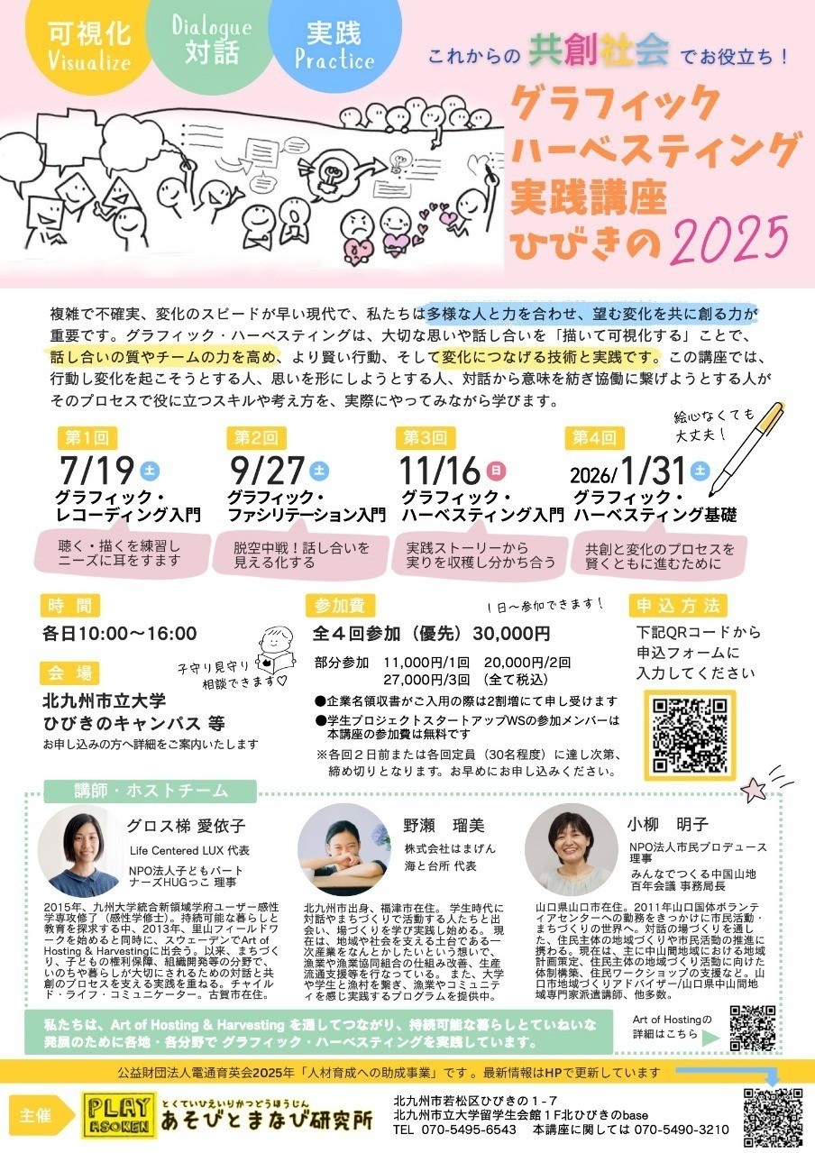 9/27（土）グラフィックハーべスティング講座＠学生プロジェクトMSAP